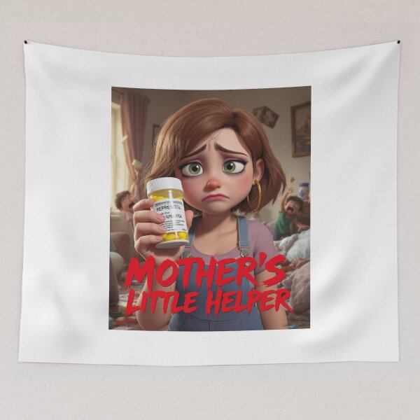 Item preview, Mother's Little Helper Print designed and sold by Lichentroupe63.
