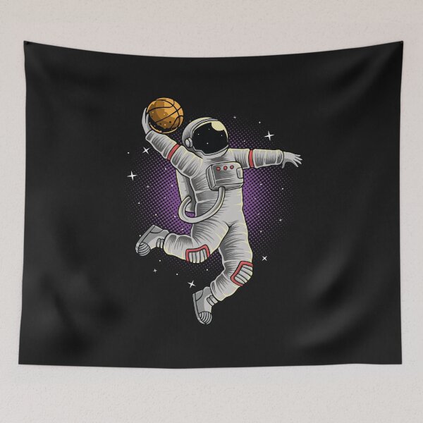 Artikelvorschau, Astronautischer Basketball-Slam-Dunk im Weltraum entworfen und verkauft von GrumpySableye.