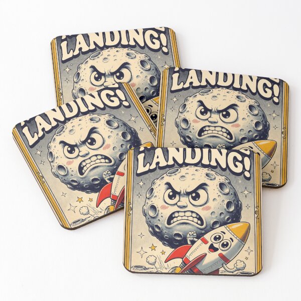 Item preview, Nailed the landing moon designed and sold by CharmingFlowers.