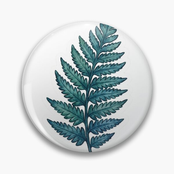 Item preview, Aesthetic Forest Fern Leaf Neon Botanical Art designed and sold by SanclairGoods.