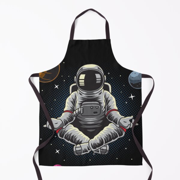 Item preview, Meditating Astronaut Space Mindfulness Zen designed and sold by GrumpySableye.