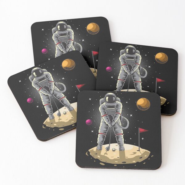Item preview, Astronaut Golfer Space Golf Player Cosmos Universe designed and sold by GrumpySableye.