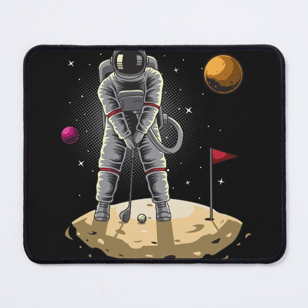 Item preview, Astronaut Golfer Space Golf Player Cosmos Universe designed and sold by GrumpySableye.