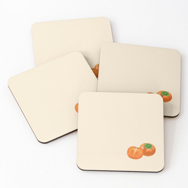 Item preview, Sweet Orange Persimmon Fruit Illustration designed and sold by ubborn.