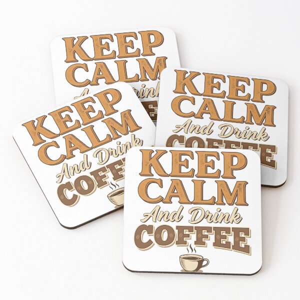 Item preview, Keep Calm and Drink Coffee Vintage Typography designed and sold by TerryCoreCraft.