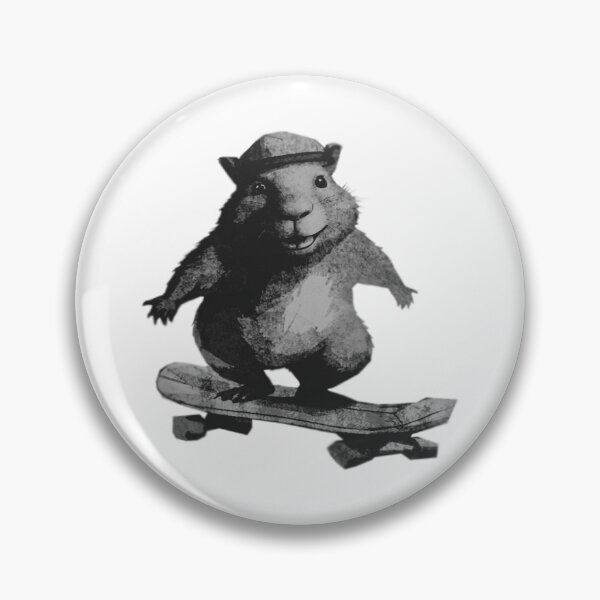 Artikelvorschau, Capybara Skater entworfen und verkauft von kinpirks.