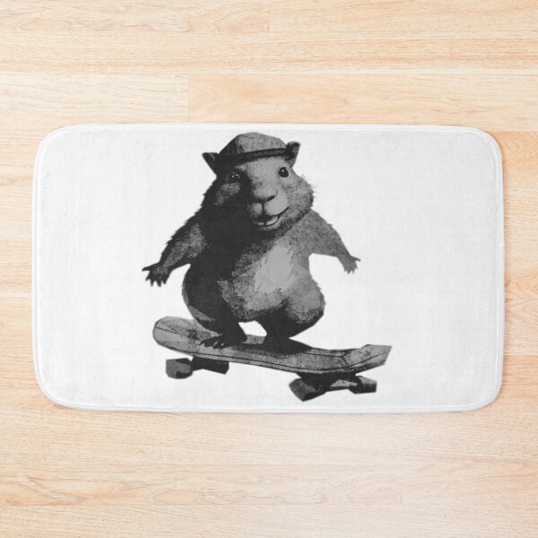 Artikelvorschau, Capybara Skater entworfen und verkauft von kinpirks.