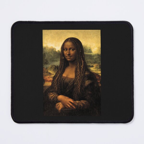 Item preview, Black History Month Mona Lisa Braids Art designed and sold by JerdbordinShop.