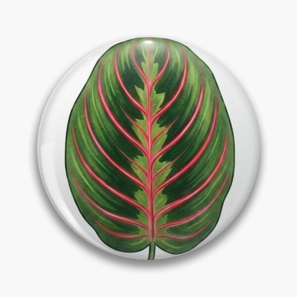 Item preview, Aesthetic Maranta Prayer Plant Neon Botanical Art designed and sold by SanclairGoods.