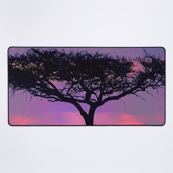 Item preview, African Acacia Tree Under Magical Sunset Art Photo designed and sold by DEC02.