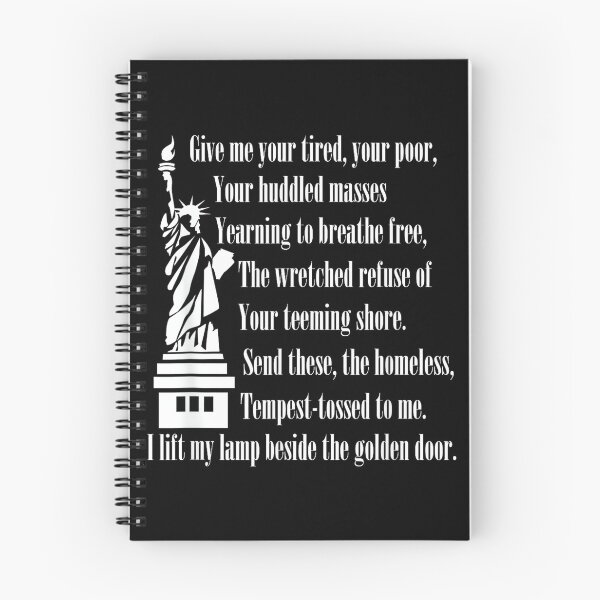 Item preview, Statue Liberty Give Me Your Tired Immigrant Support designed and sold by JosephCTesterma.