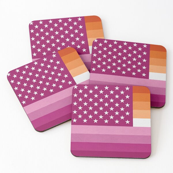 Item preview, Lesbian American Flag designed and sold by The King's general goods.