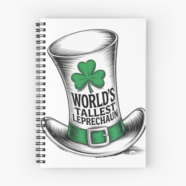 Item preview, Hand Drawn Sketch Tall Green Leprechaun Hat designed and sold by Bloomkept.