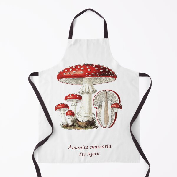 Item preview, Amanita Muscaria Botanical T-Shirt | Fly Agaric Vintage Illustration | Cottagecore Mushroom Gift designed and sold by Panom Suavichien.