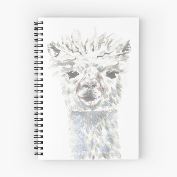 Item preview, Retrato de alpaca esponjosa designed and sold by Rubymarieprints.