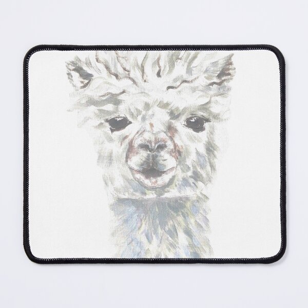 Item preview, Fluffy Alpaca Portrait designed and sold by Rubymarieprints.