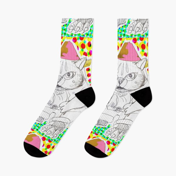 Item preview, Cowboy Cat with Sweets (Drawing by ACCI)  designed and sold by VanyssaGraphics.