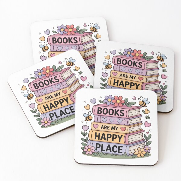 Item preview, Books Are My Happy Place designed and sold by chicdeboutique.