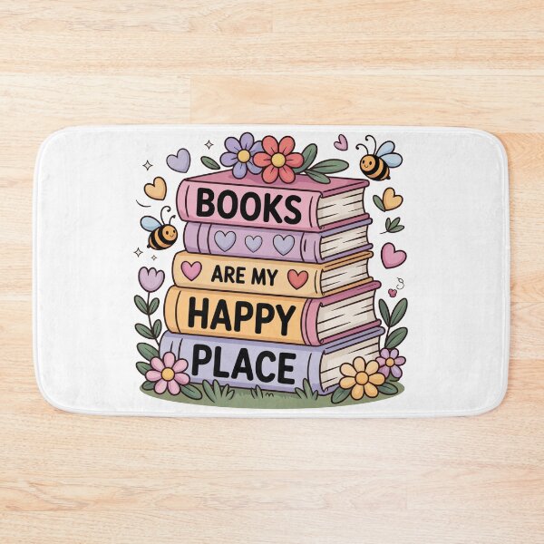 Item preview, Books Are My Happy Place designed and sold by chicdeboutique.