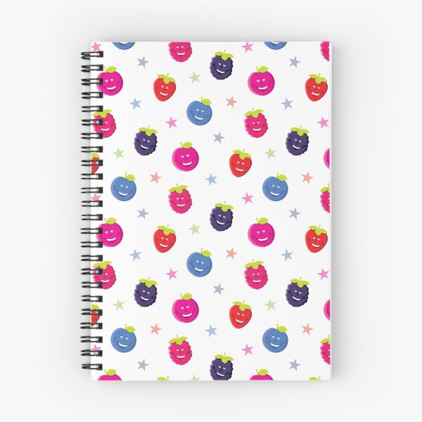 Item preview,  Berry Nice Funny Mixed Fruit Pattern – Cute Berry Characters Repeat Design Gift designed and sold by Fabulosa Designs.