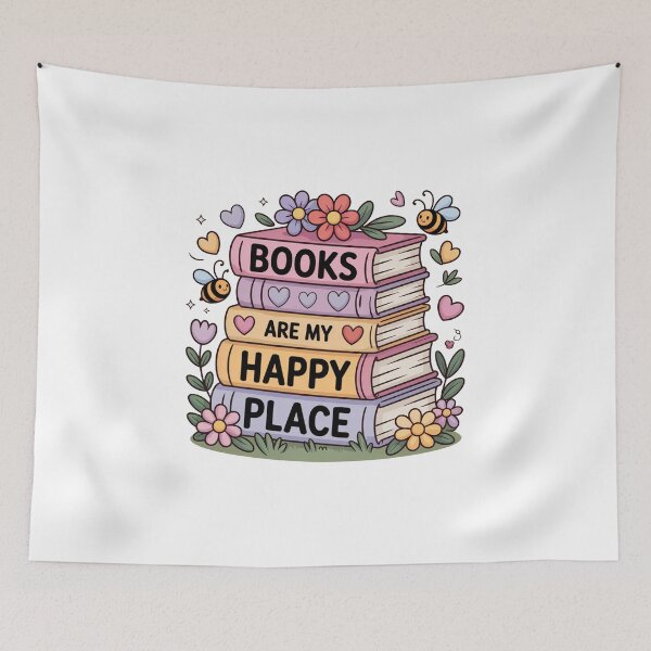 Item preview, Books Are My Happy Place designed and sold by chicdeboutique.
