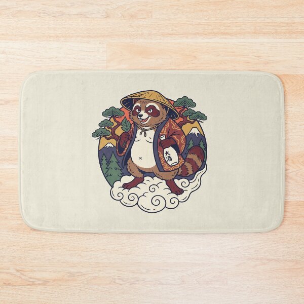 Item preview, Tanuki Trickster Japanese Folklore Kawaii Art designed and sold by Odd World.