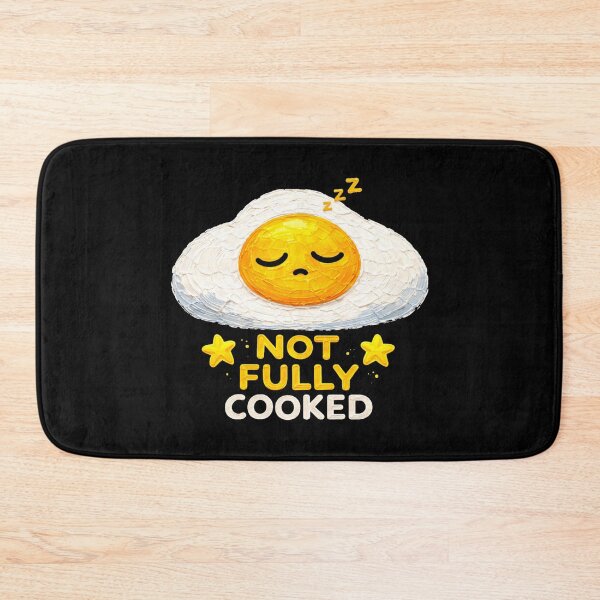 Item preview, Not Fully Cooked Sleepy Egg Funny Aesthetic designed and sold by Liv Solara.