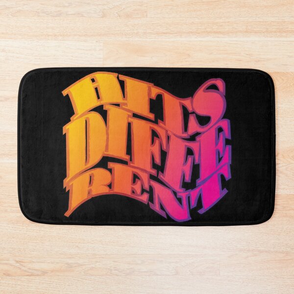Item preview, Hits Different Rolling Jumbled Lettering designed and sold by wickedpretty.