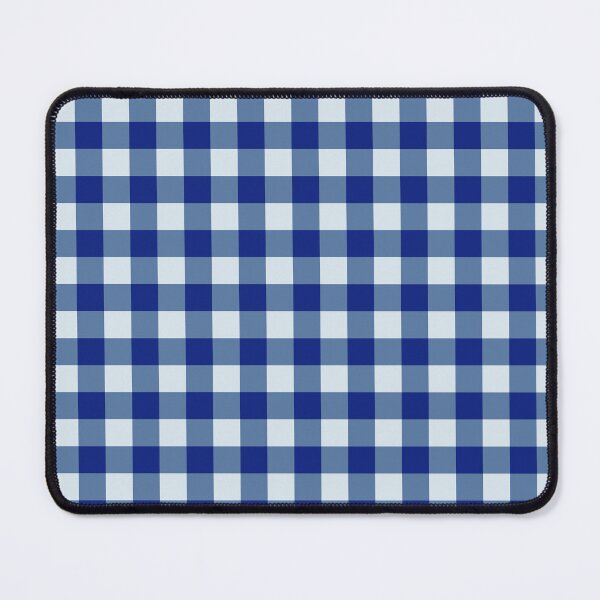 Item preview, Royal Blue and Sky Blue Gingham Pattern, Aesthetic Blue Picnic Plaid Checkerboard, Coastal Blue Gingham Cottagecore Aesthetic, Vintage French Blue and Icy Blue Gingham designed and sold by VivaFy.