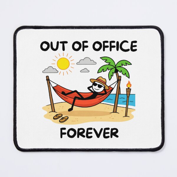 Item preview, Out of Office Forever Funny Retirement Vacation  designed and sold by first-shirt ⭐ ⭐ ⭐ ⭐ ⭐.