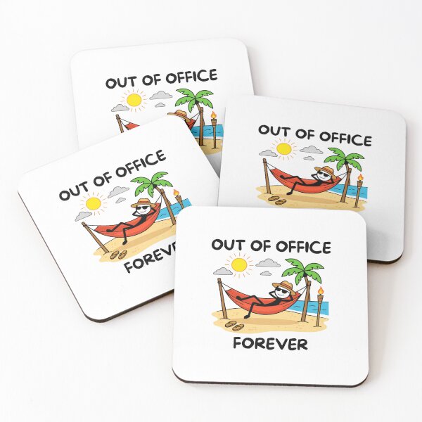 Item preview, Out of Office Forever Funny Retirement Vacation  designed and sold by first-shirt ⭐ ⭐ ⭐ ⭐ ⭐.