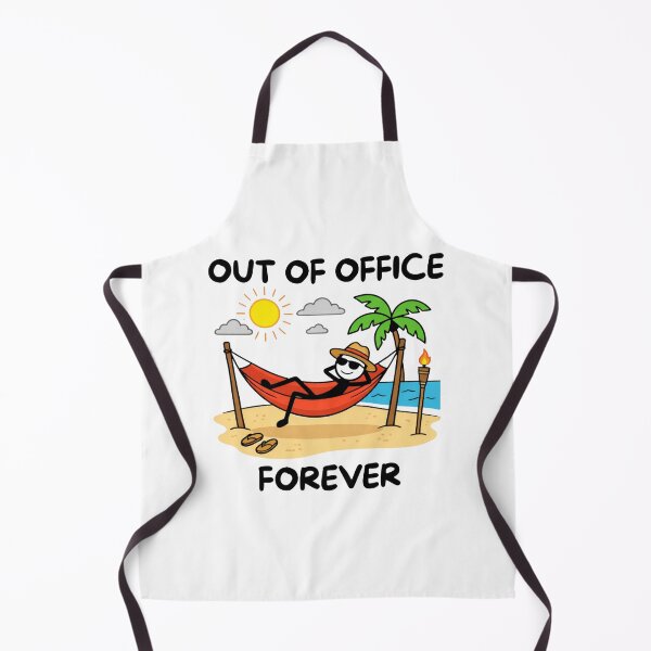 Item preview, Out of Office Forever Funny Retirement Vacation designed and sold by first-shirt ⭐ ⭐ ⭐ ⭐ ⭐.