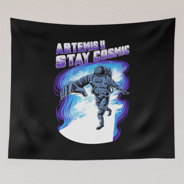 Item preview, Artemis II Stay Cosmic designed and sold by neonabdrawn.