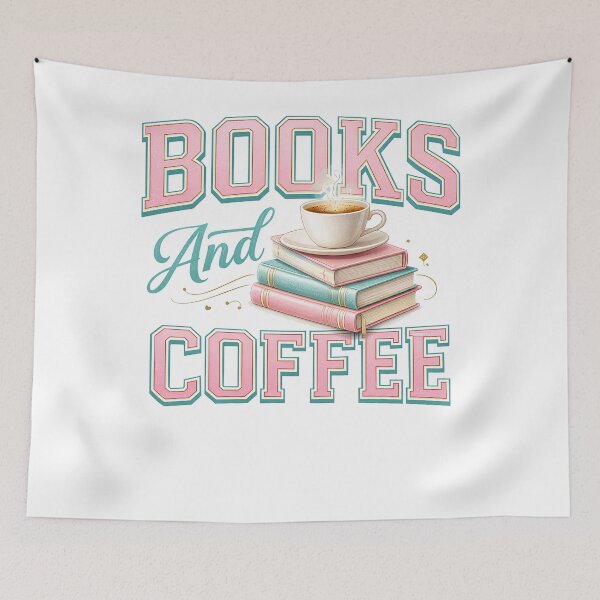 Item preview, Books and Coffee designed and sold by chicdeboutique.