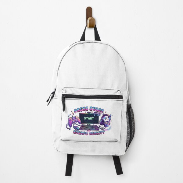 Item preview, Press Start to Escape Reality Gaming Art designed and sold by TerryCoreCraft.