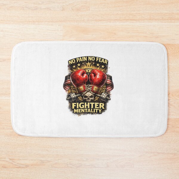 Item preview, Fighter Mentality Boxing Gloves Gym Motivation Sticker designed and sold by Artbysarmina.