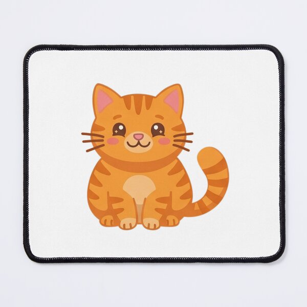 Item preview, Cartoon Happy Cat Printable Sticker designed and sold by maweehehe.