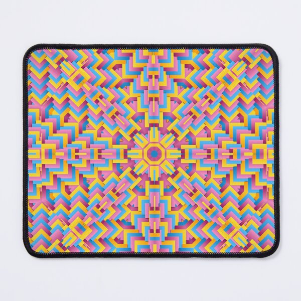 Item preview, Intricate Colorful Geometric Pattern Design designed and sold by IntelliMindDesigns.