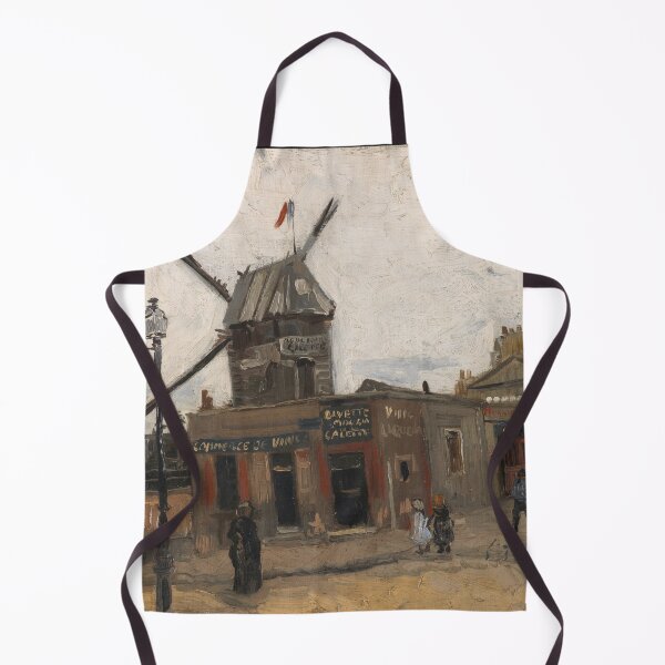 Item preview, Moulin De La Galette by Vincent van Gogh: Vintage Paris Street Scene Poster designed and sold by artofuniverse.