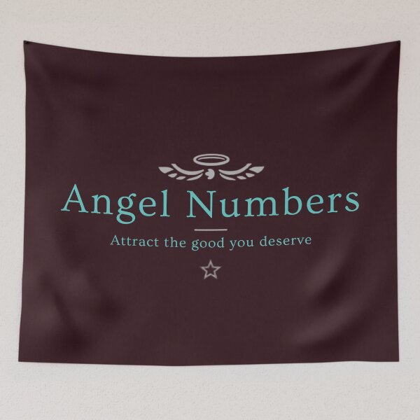 Item preview, Angel Numbers – Attract the Good You Deserve Spiritual Typography Design designed and sold by CosmicQuietLab.