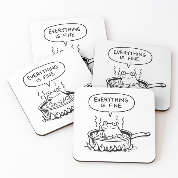 Item preview, Boiling Frog Doodle designed and sold by PickledjoArt.