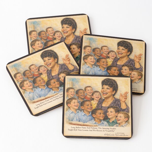 Item preview, CoachElla’s Joyful Choir — Vintage Watercolor Tribute   designed and sold by Rick London Gifts.