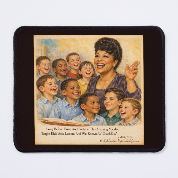 Item preview, CoachElla’s Joyful Choir — Vintage Watercolor Tribute designed and sold by Rick London Gifts.