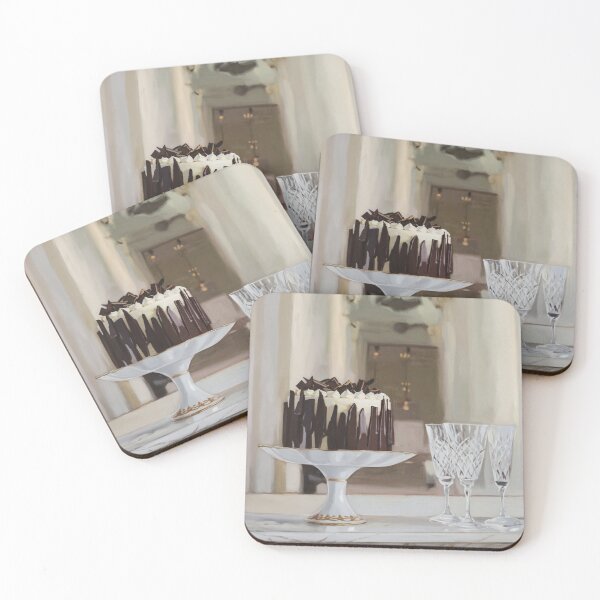 Item preview, Elegant French Chocolate Cake Painting designed and sold by CARRAANN.