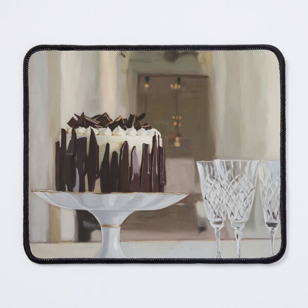 Item preview, Elegant French Chocolate Cake Painting designed and sold by CARRAANN.