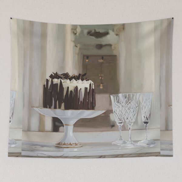 Item preview, Elegant French Chocolate Cake Painting designed and sold by CARRAANN.