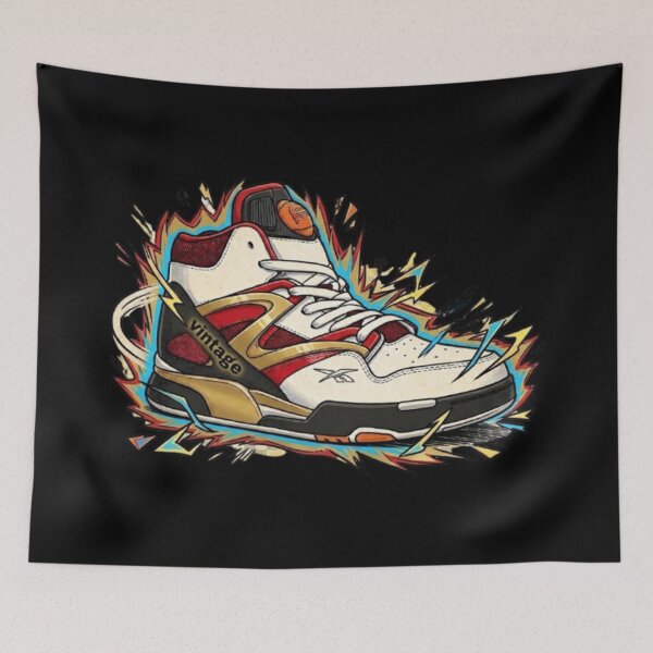 Item preview, Vintage Lightning Bolt Sneaker – Retro Streetwear Tribute designed and sold by Wawan35200.