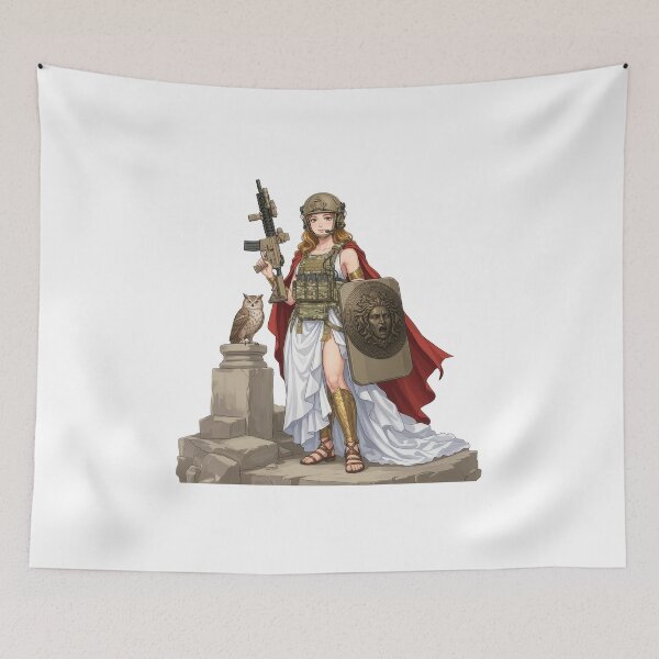 Item preview, Athena Tactical - Wisdom & Precision designed and sold by RAWLIFEGRAPHIC.
