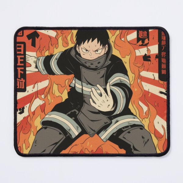 Item preview, Shinra Fire Chad Poster  designed and sold by AnimeArsenalPrints.
