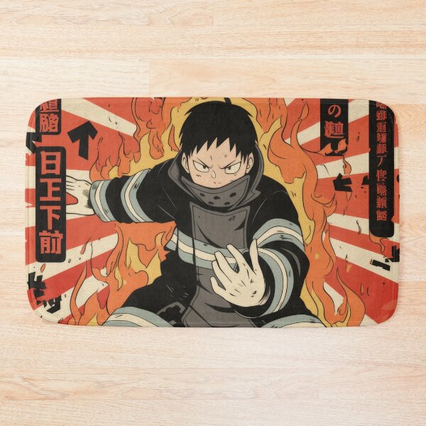 Item preview, Shinra Fire Chad Poster  designed and sold by AnimeArsenalPrints.